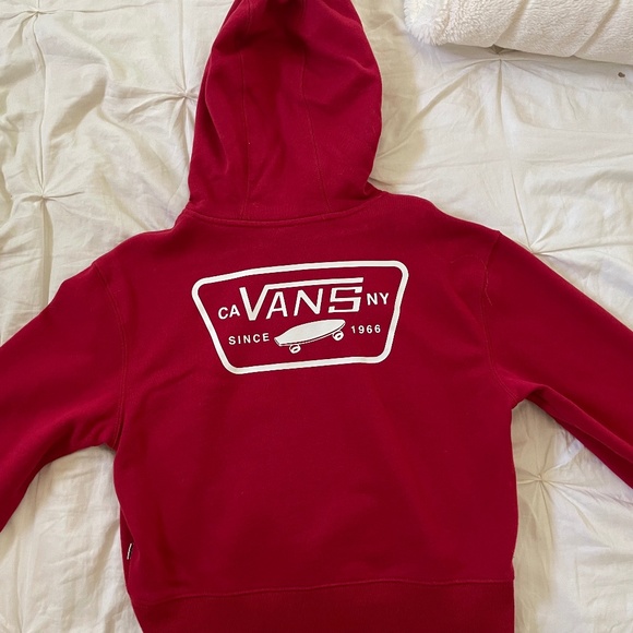 Red Vans Hoodie - Picture 1 of 2